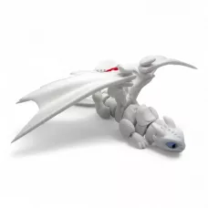 Іграшка дракон Біла Фурія (Light Fury) «Як приборкати дракона»